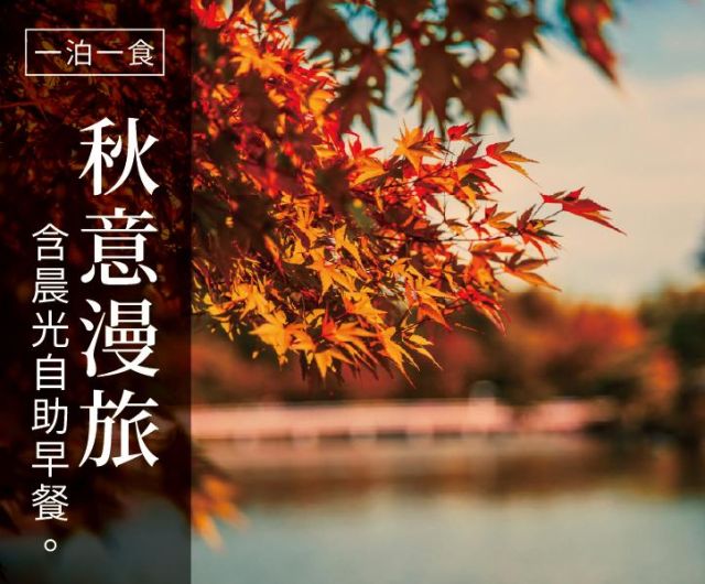 秋意漫旅 ｜ 一泊一食只要$3700起